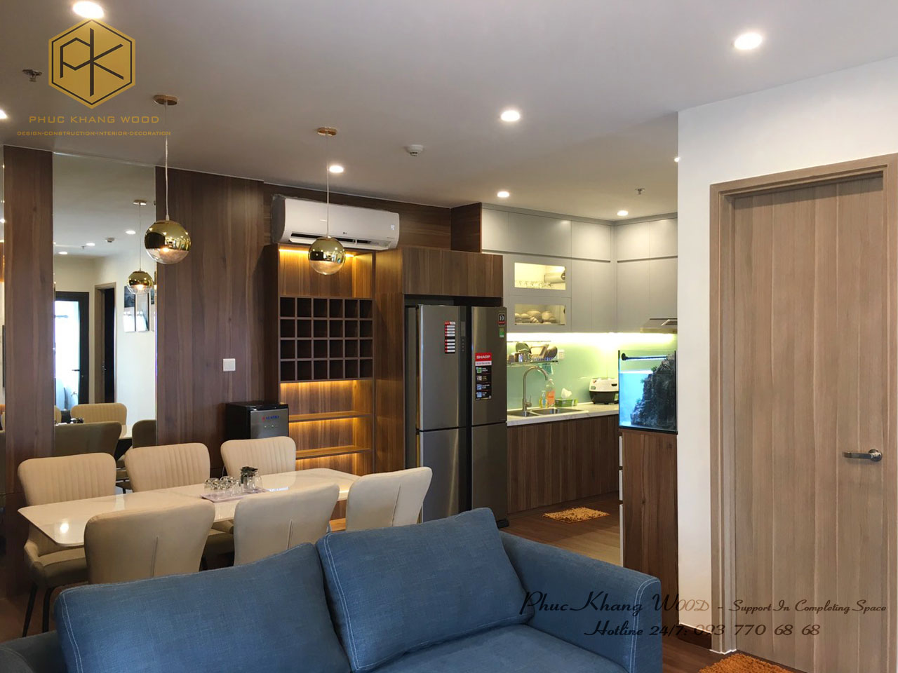 Thi Công Nội Thất Căn Hộ Vinhomes Grand Park Quận 9