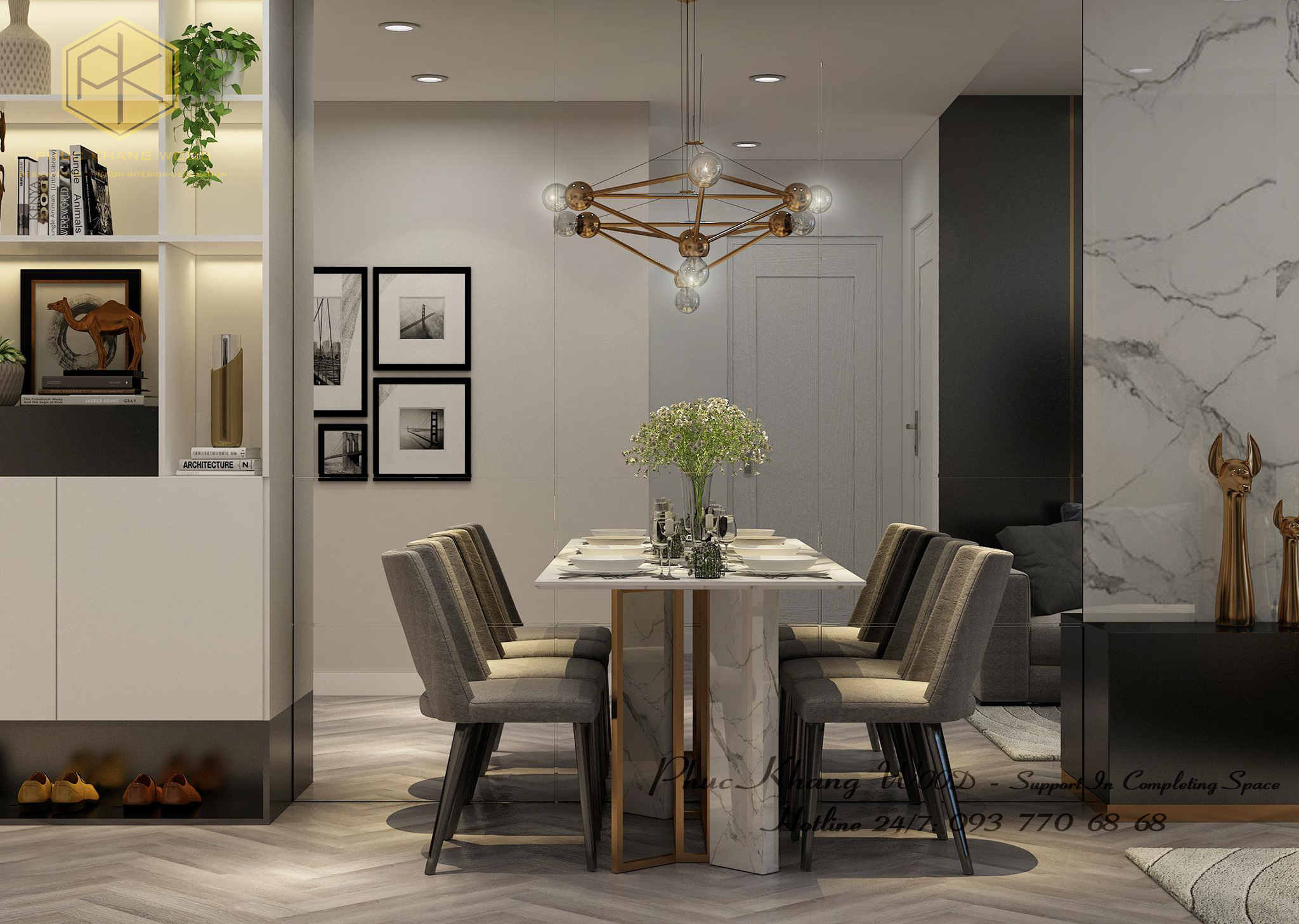 Thiết kế nội thất căn hộ Feliz En Vista